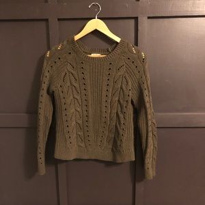 Lucky Brand pullover cable knit sweater